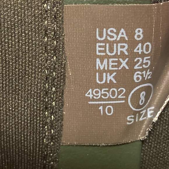 Preloved Predictions Suede Calf Length Heeled Boots - Picture 6 of 6